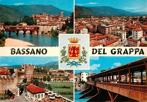 AK / Ansichtskarte Bassano_del_Grappa Sul ponte di Bassano noi ci darem la mano ed un bacin d amor Bassano_Del_Grappa