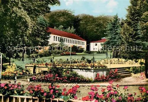 AK / Ansichtskarte Leichlingen_Rheinland Sanatorium Roderbirken Badehaus und Terrasse Leichlingen_Rheinland