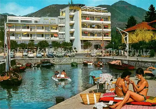 AK / Ansichtskarte Gardone_Garda Hotel Astoria Hafen 
