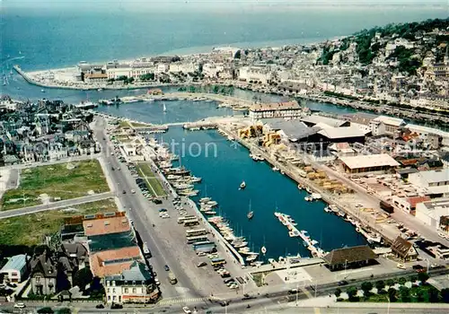 AK / Ansichtskarte Trouville Deauville Vue aerienne du port Trouville Deauville