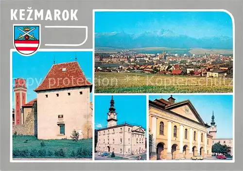 AK / Ansichtskarte Kezmarok Stadtpanorama Historisches Zentrum Kezmarok