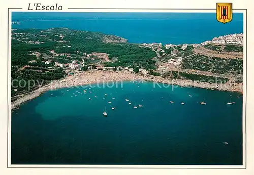 AK / Ansichtskarte L_Escala Cala Montgo vista aerea L_Escala