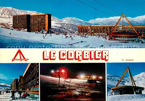 AK / Ansichtskarte Le_Corbier Berghotels Wintersportplatz Alpen Le_Corbier