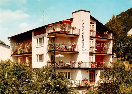 AK / Ansichtskarte Wildbad_Schwarzwald Gaestehaus Bechtle Caruso Wildbad_Schwarzwald