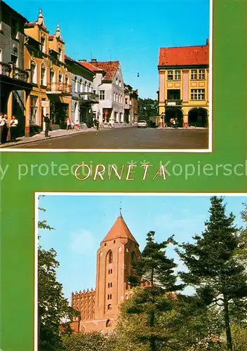 AK / Ansichtskarte Orneta Plac Wolnosci Gotycki kosciol Orneta