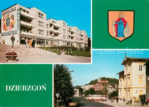 AK / Ansichtskarte Dzierzgo Bloki mieszkalne przy placu Wolnosci Ulica Odrodzenia 