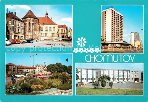 AK / Ansichtskarte Chomutov Od poloviny centrum uheine panve a zelzarskeho prumyslu zname pokrokovym delnickym hnutim Chomutov