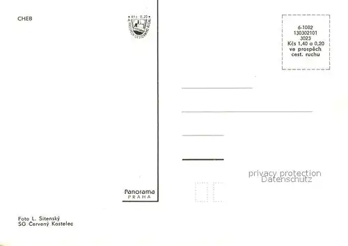 AK / Ansichtskarte Cheb_Eger Schloesser Teilansichten 