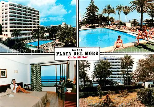 AK / Ansichtskarte Cala_Millor_Mallorca Hotel Playa del Moro Pool Gaestezimmer Cala_Millor_Mallorca