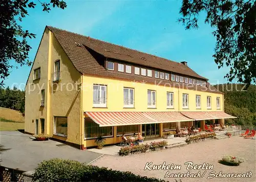 AK / Ansichtskarte Lauterbach_Schwarzwald Kurheim Berlin Lauterbach Schwarzwald