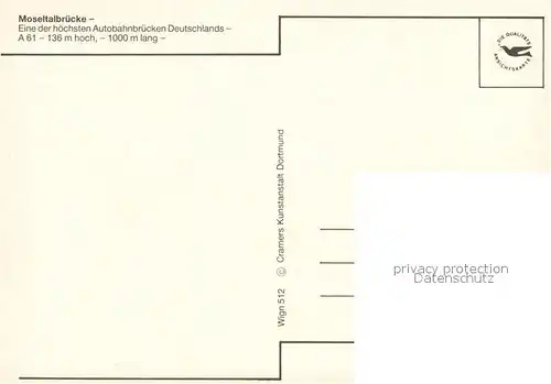 AK / Ansichtskarte Winningen_Mosel Autobahnrastplatz Moseltalbruecke Roem Herrenhaus Gastraum Terrasse Autobahnbruecke Winningen Mosel