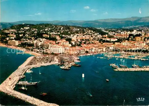 AK / Ansichtskarte Cannes_Alpes Maritimes Vue aerienne sur le port Collection Reflets de la Cote d Azur Cannes Alpes Maritimes