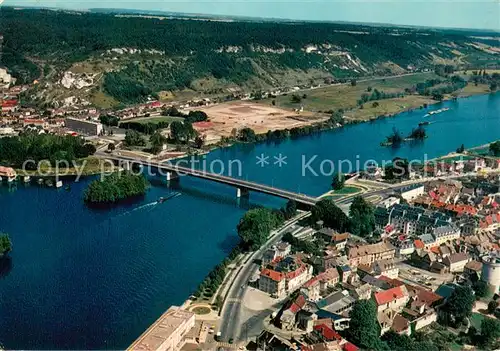 AK / Ansichtskarte Vernon_Eure Vue aerienne sur la Seine Vernon Eure