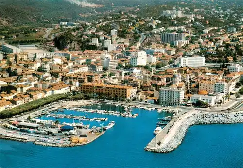 AK / Ansichtskarte Saint Raphael_Var Vue aerienne du port Saint Raphael Var