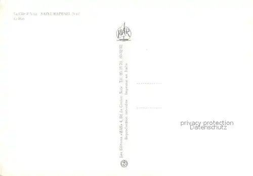 AK / Ansichtskarte Saint Raphael_Var Vue aerienne du port Saint Raphael Var