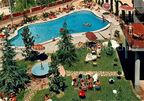 AK / Ansichtskarte Garda_Lago_di_Garda Hotel Bisesti Swimming Pool Garda_Lago_di_Garda