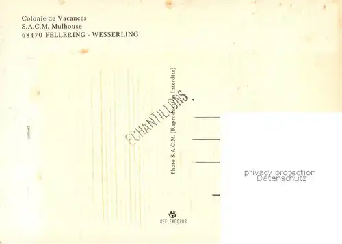 AK / Ansichtskarte Wesserling_Husseren Colonie de Vacances Wesserling Husseren