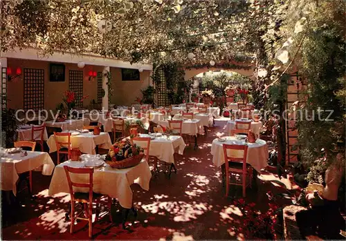 AK / Ansichtskarte Saint Raphael_Var Hotel Restaurant Pastorel Coin de la Salle a Manger d ete Saint Raphael Var