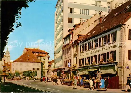 AK / Ansichtskarte La_Chaux de Fonds Restaurant de la Channe Valaisanne La_Chaux de Fonds