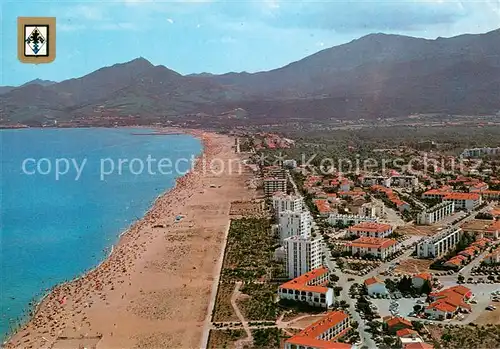 AK / Ansichtskarte Argeles_Plage Vue aerienne Argeles_Plage