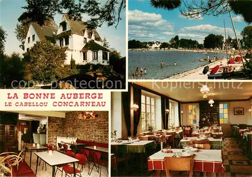 AK / Ansichtskarte Concarneau_Finistere Hotel Restaurant La Bonne Auberge Plage du Cabellou Concarneau_Finistere