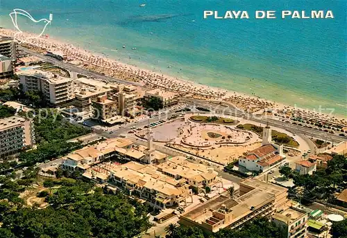 AK / Ansichtskarte Playa_de_Palma_Mallorca Fliegeraufnahme Playa_de_Palma_Mallorca