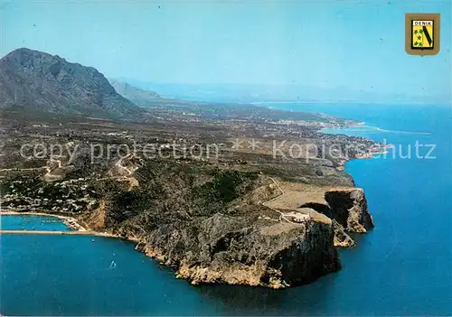 AK / Ansichtskarte Denia Cabo San Antonio vista aerea Denia