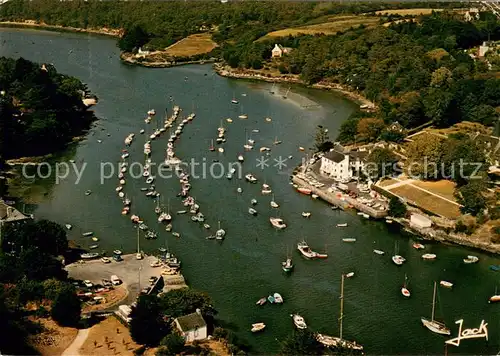 AK / Ansichtskarte Kerdruc et Rosbras sur les rives de l Aven vue aerienne 