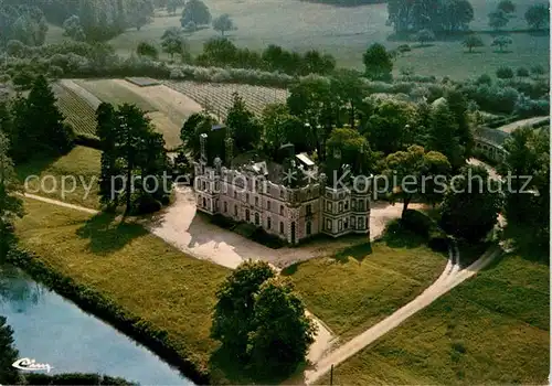 AK / Ansichtskarte Bauge Esperantista Kulturdomo Kastello Gresillon vue aerienne Bauge