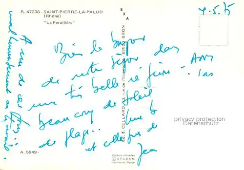 AK / Ansichtskarte Saint Pierre la Palud Ecole Nationale de Metiers E.D.F. La Perolliere vue aerienne Saint Pierre la Palud