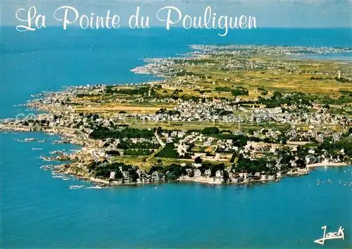 AK / Ansichtskarte Le_Pouliguen La pointe de la cote sauvage vue aerienne Le_Pouliguen
