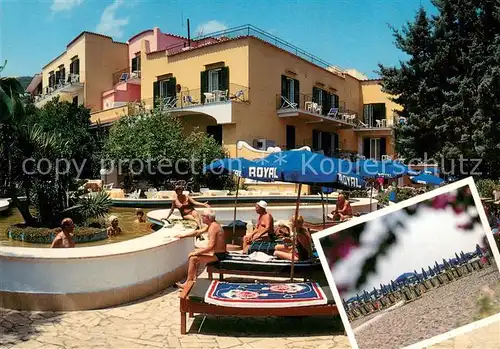 AK / Ansichtskarte Ischia Hotel Royal Terme Swimming Pool Spiaggia Ischia