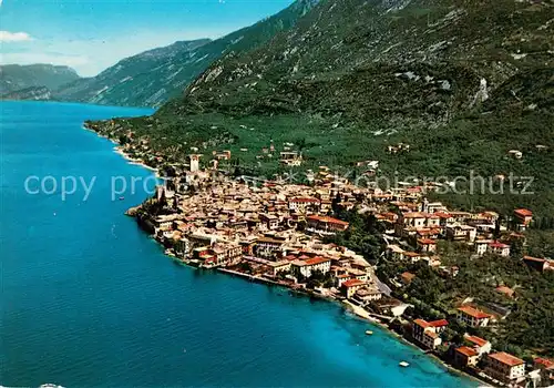 AK / Ansichtskarte Malcesine_Lago_di_Garda Panorama aereo Malcesine_Lago_di_Garda