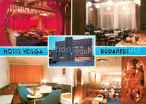 AK / Ansichtskarte Budapest Hotel Volga Restaurant Bar Fremdenzimmer Budapest