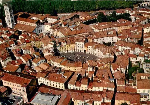 AK / Ansichtskarte Lucca Anfiteatro Romano veduta aerea Lucca