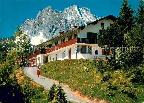 AK / Ansichtskarte St_Anton_Kranzberg gegen Wettersteinspitze Huber Karte Nr. 8224 St_Anton_Kranzberg