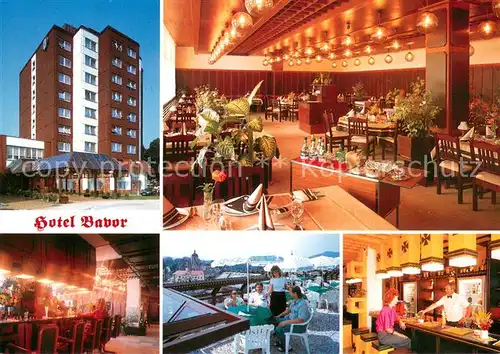 AK / Ansichtskarte Strakonice_Strakonitz Hotel Bavor Restaurant Bar Terrasse Strakonice_Strakonitz