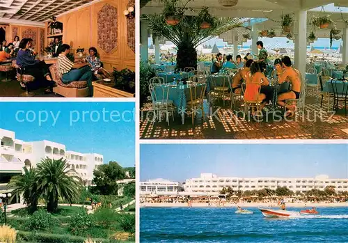 AK / Ansichtskarte Hammamet Hotel Les Orangers Beach Restaurant Terrasse Hammamet
