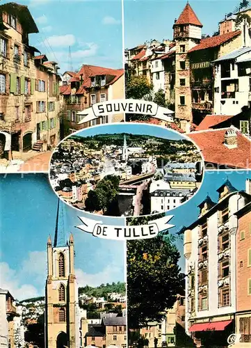 AK / Ansichtskarte Tulle_Correze Rue d Alverge Tour Cathedrale Maison renaissance Tulle_Correze