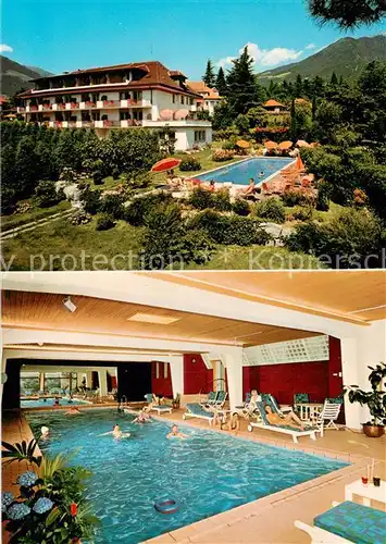 AK / Ansichtskarte Meran_Merano Hotel Juliane Hallenbad Swimming Pool Meran Merano