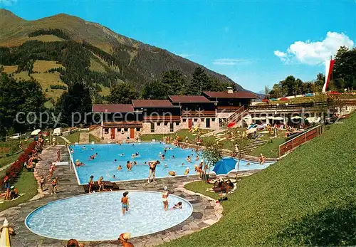 AK / Ansichtskarte Hollersbach_Pinzgau Sonnblickbad Freibad Hollersbach_Pinzgau