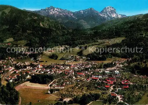 AK / Ansichtskarte Bad_Feilnbach mit Wendelstein Bayerische Alpen Fliegeraufnahme Bad_Feilnbach