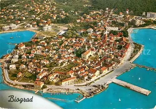 AK / Ansichtskarte Biograd Fliegeraufnahme Biograd