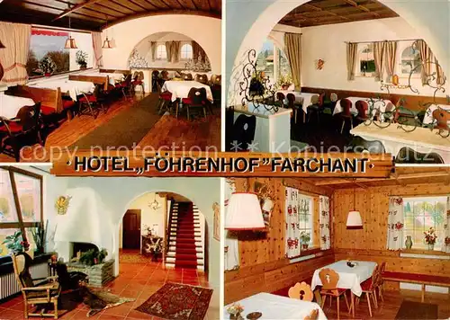 AK / Ansichtskarte Farchant Hotel Foehrenhof Farchant Gastraeume Farchant