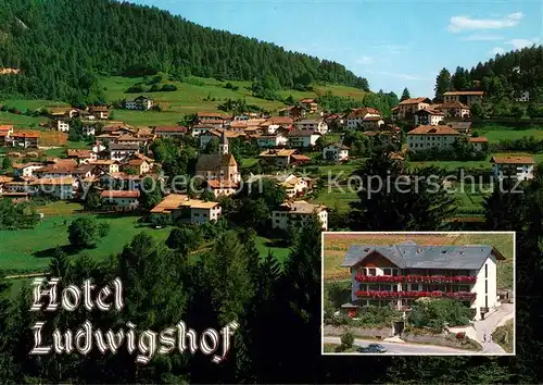 AK / Ansichtskarte Truden_Trodena_Suedtirol Panorama Hotel Ludwigshof Truden_Trodena_Suedtirol