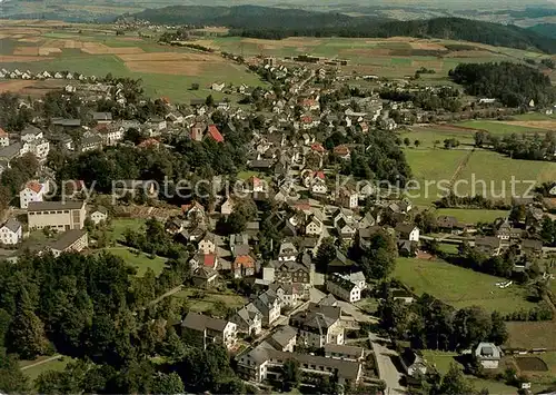 AK / Ansichtskarte Bad_Steben Fliegeraufnahme mit Stahl Moor und Radiumbad Bad_Steben