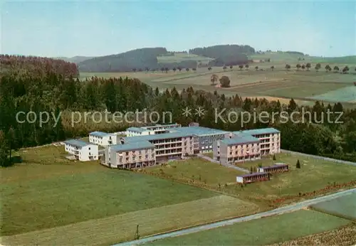 AK / Ansichtskarte Bad_Steben LVA Sanatorium Fliegeraufnahme Bad_Steben