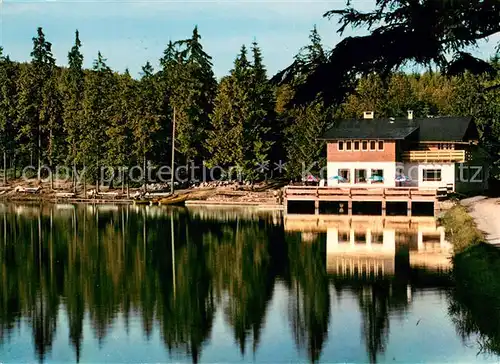 AK / Ansichtskarte Neubau_Sachsen Rasthaus am Fichtelsee Neubau Sachsen