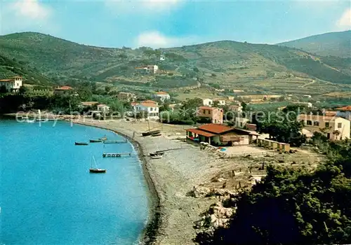 AK / Ansichtskarte Bagnaia_di_Portoferraio Pensione Villino Marte Spiaggia Fliegeraufnahme 