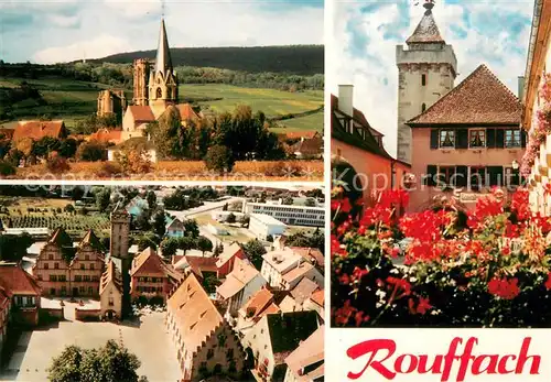 AK / Ansichtskarte Rouffach Eglise Notre Dame de lAssomption Hotel de Ville Tour des Sorcieres Halle aux bles Rouffach